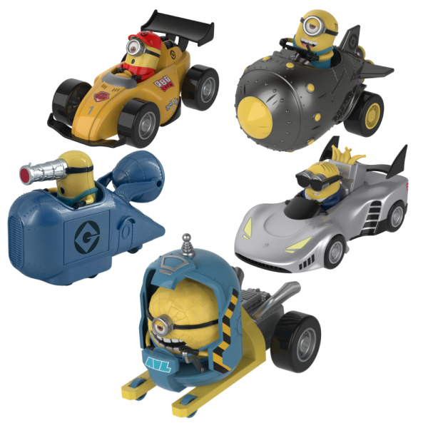 Figura vehiculos minions 1 unidad aleatoria Frikytopia