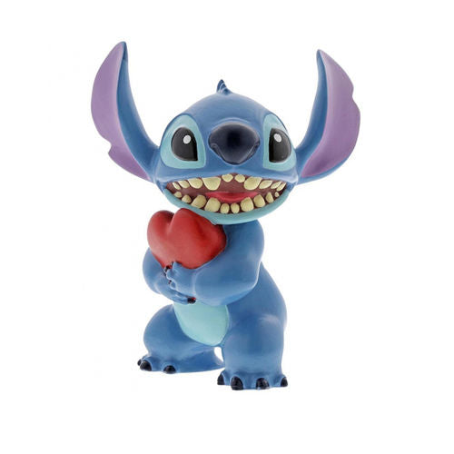 Figura enesco disney lilo stitch stitch con corazon Frikytopia