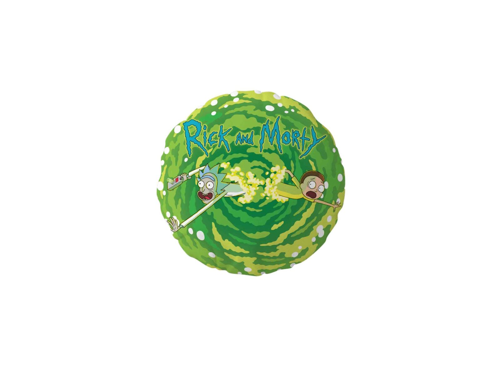 Cojin redondo sd toys rick morty logo rick y morty envasado vacio