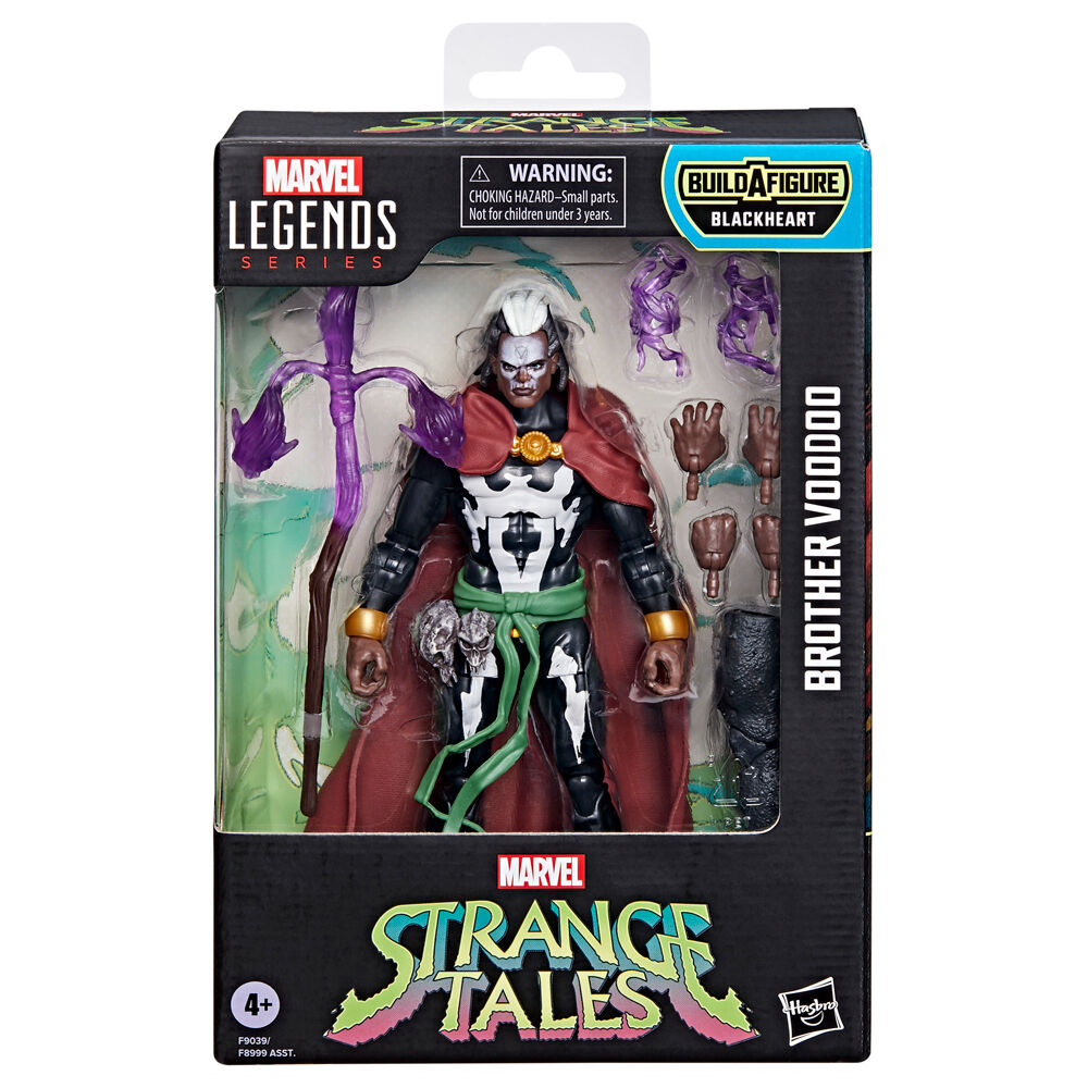 Figura hasbro marvel legends strange tales brother voodoo baf blackheart