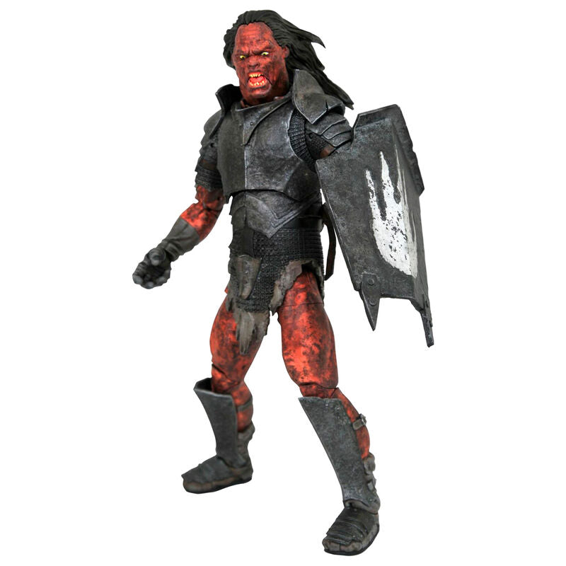 Figura Uruk-hai Orc El Senor de los Anillos 18cm diamond select Frikytopia