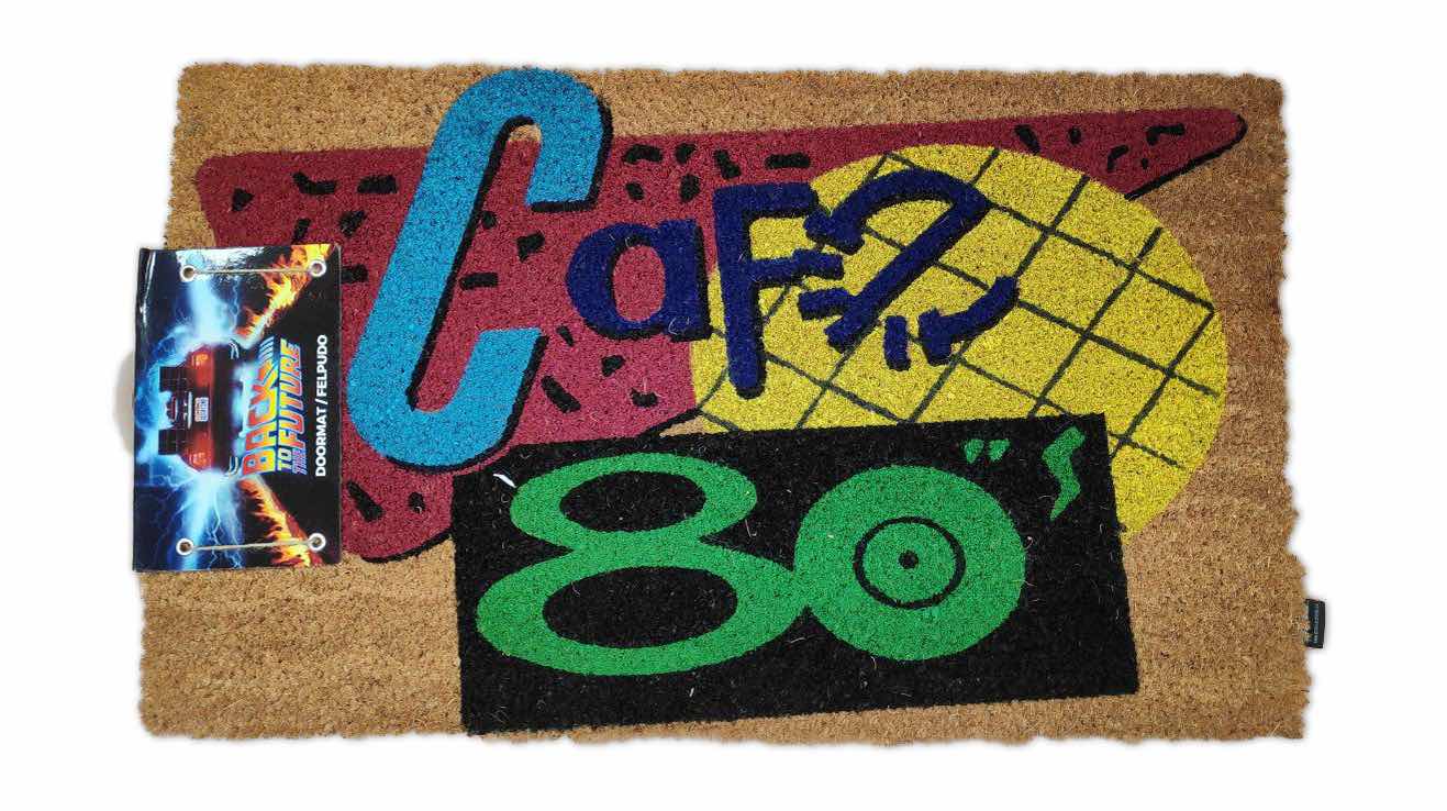 Felpudo Cafe 80S Regreso al Futuro Frikytopia