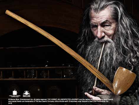 Replica noble collection el hobbit pipa gandalf 23cm Frikytopia