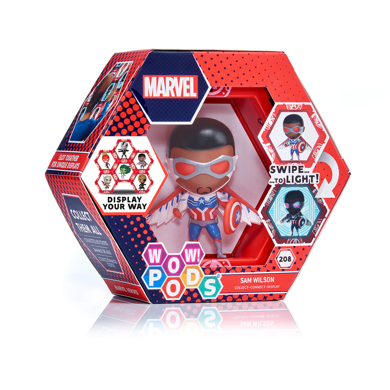 Figura wow pod marvel sam wilson Frikytopia