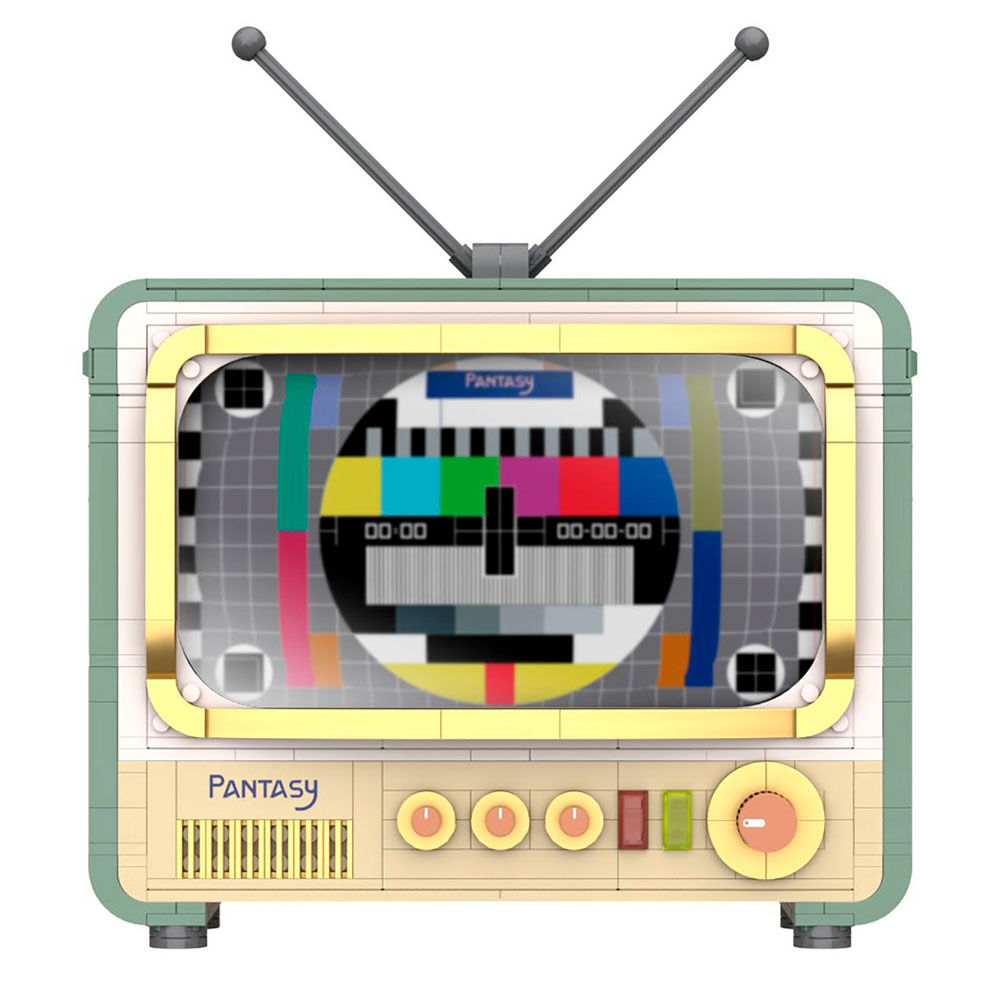 Maqueta retro tv set construccion joyside series 26cm Frikytopia