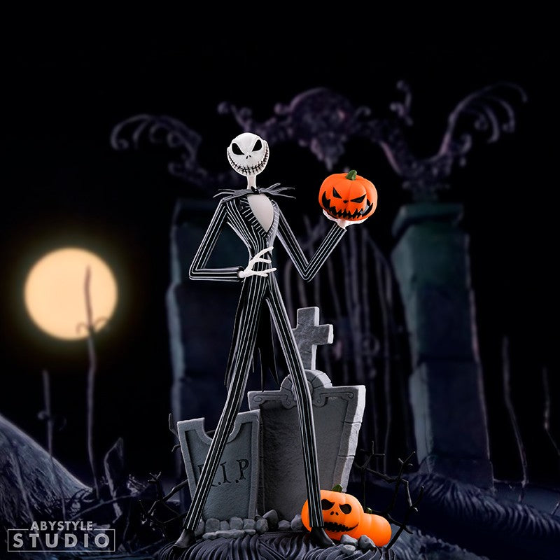 Figura abystyle pesadilla antes de navidad jack cara sonriente aterrada Frikytopia