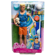Muneco barbie mattel ken tabla de surf