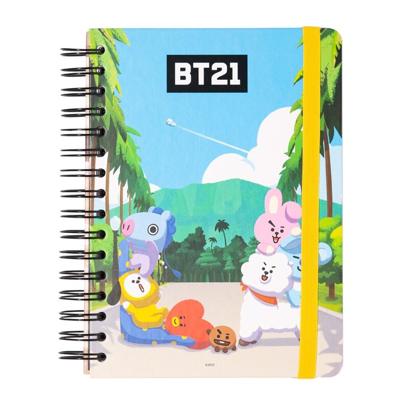 Cuaderno A5 BT21 Frikytopia