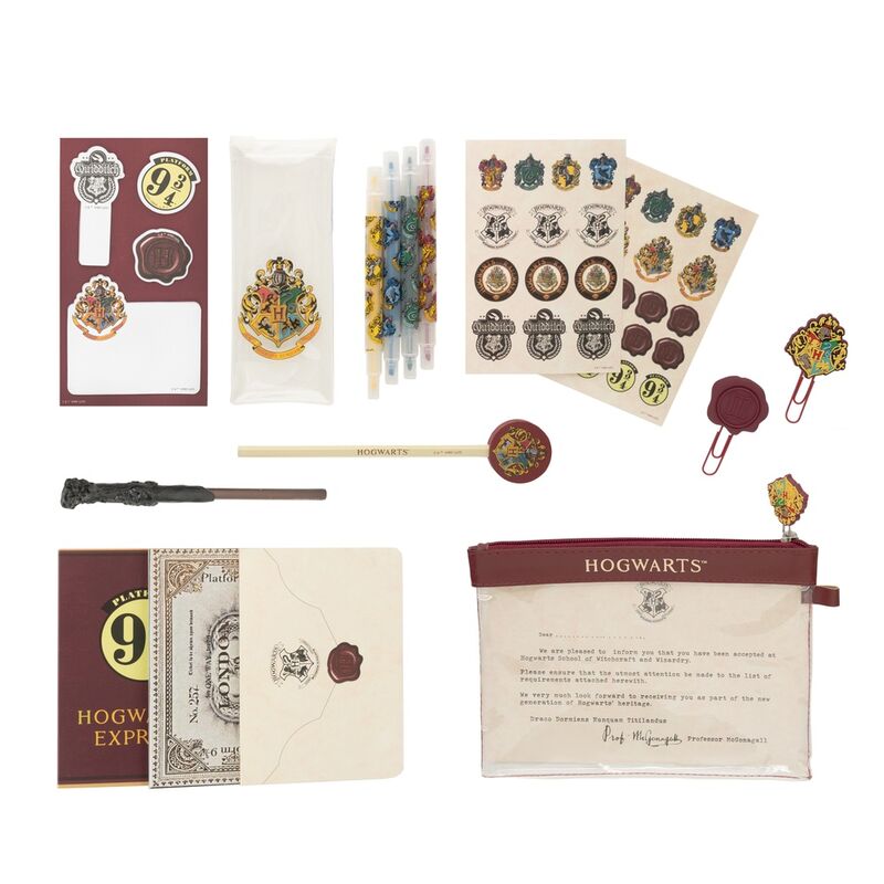 Set de papelaria Harry Potter