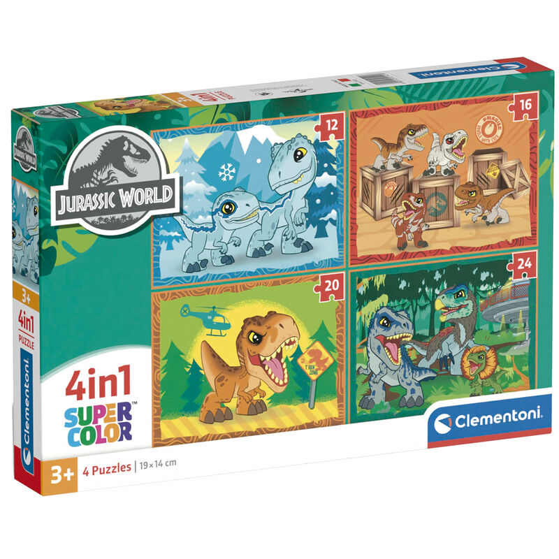Puzzle Jurassic World 12-16-20-24pçs Frikytopia
