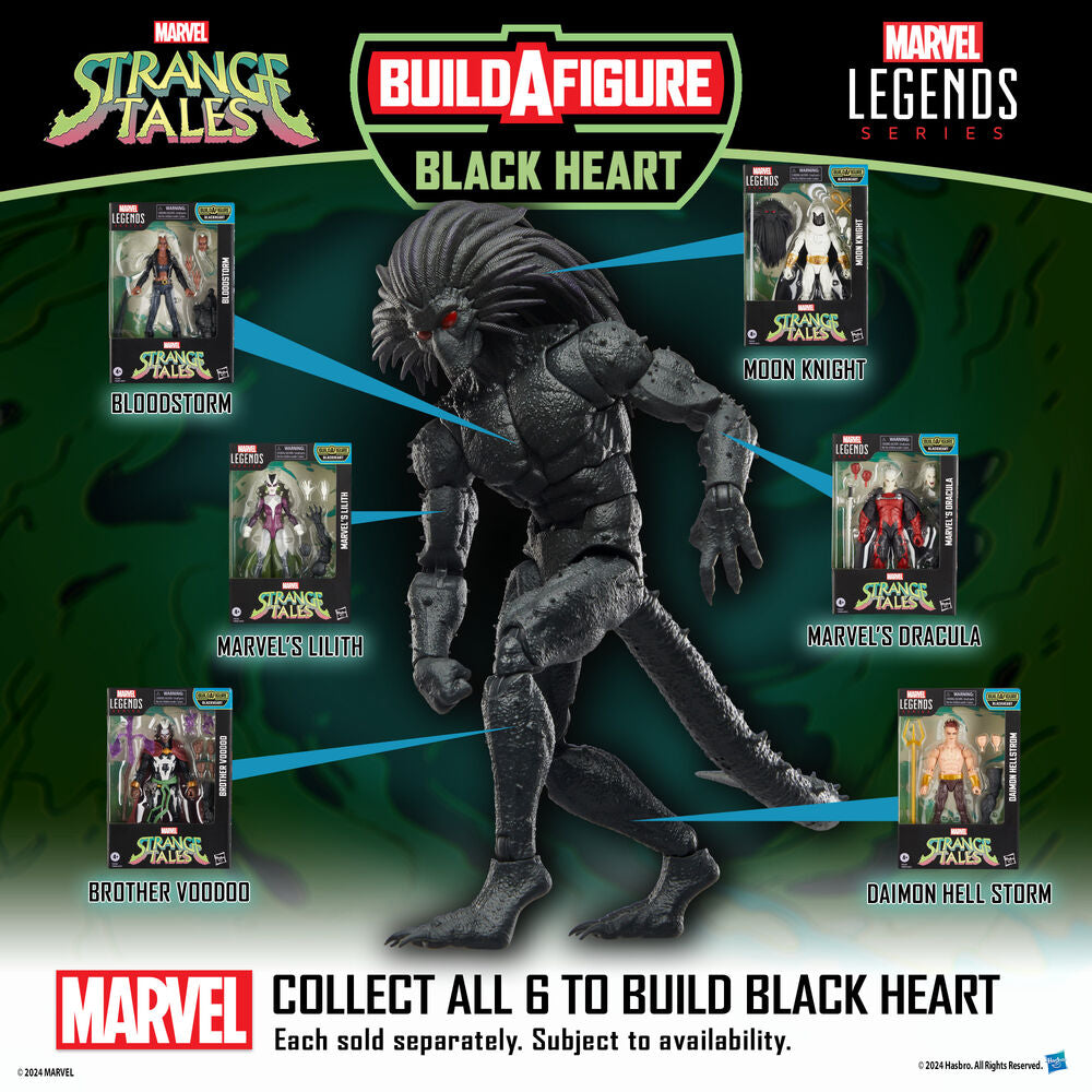 Figura hasbro marvel legends series strange tales moon knight