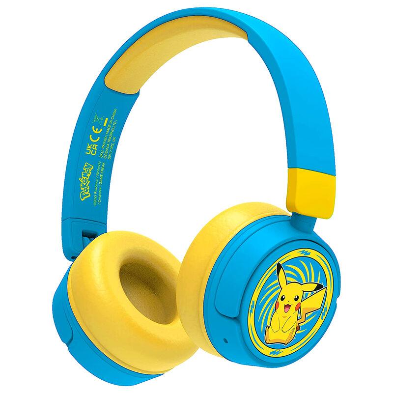 Auriculares inalambricos infantiles Pikachu Pokemon Frikytopia