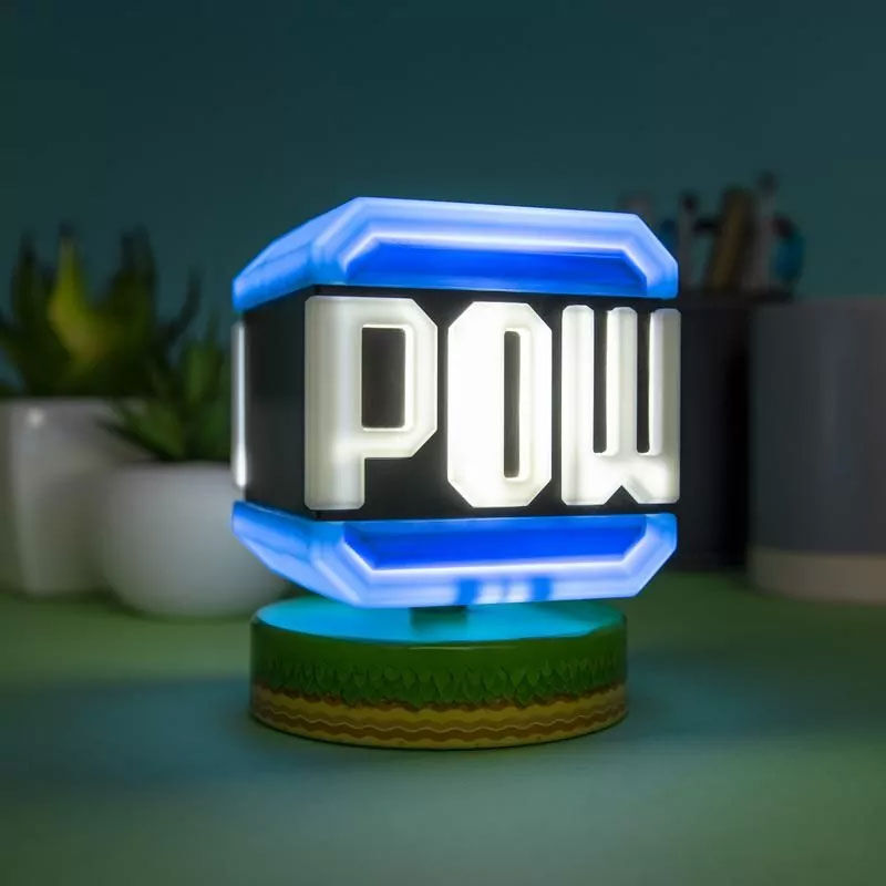 Super Mario: Pow Block Icon Light Frikytopia