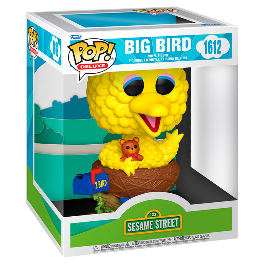 Sesame Street POP! Deluxe Vinyl Figura Big Bird in Nest 17 cm Frikytopia