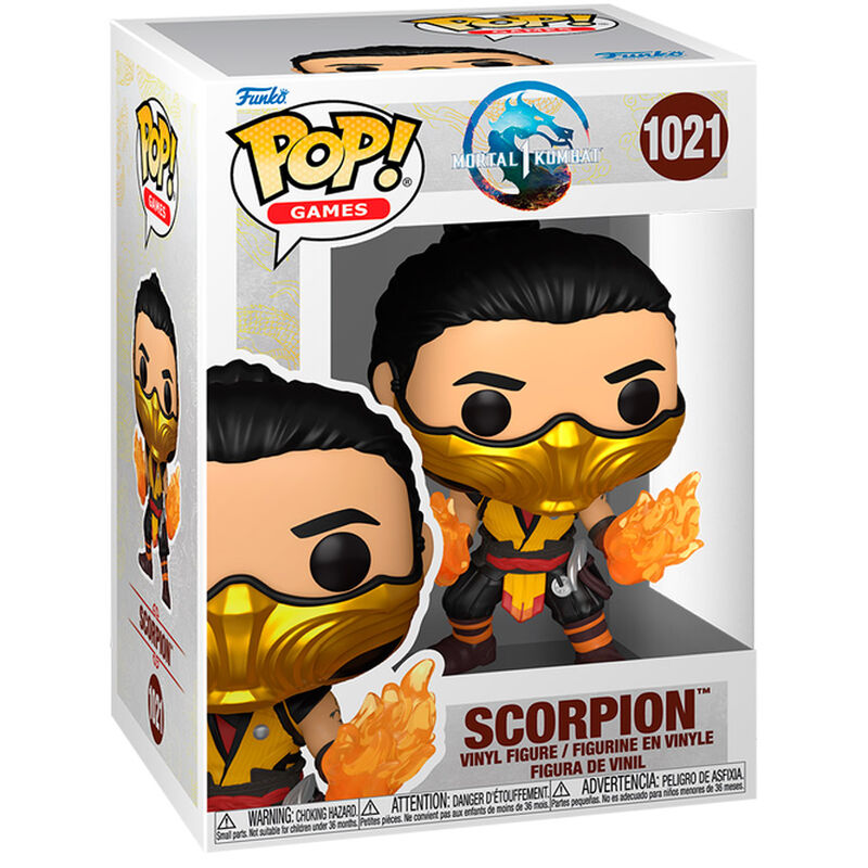 Mortal Kombat POP! Games Vinyl Figura Scorpion 9 cm Frikytopia