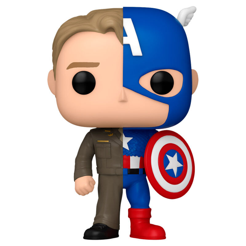 Figura POP Marvel Steve Rogers/Capitan America Frikytopia