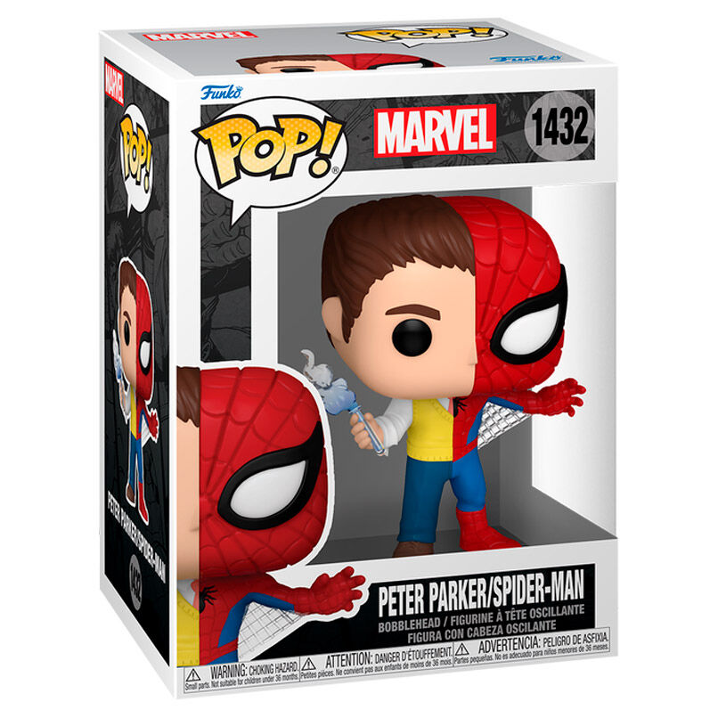 Marvel Figura POP! Vinyl Split Spider-Man/Parker 9 cm Frikytopia