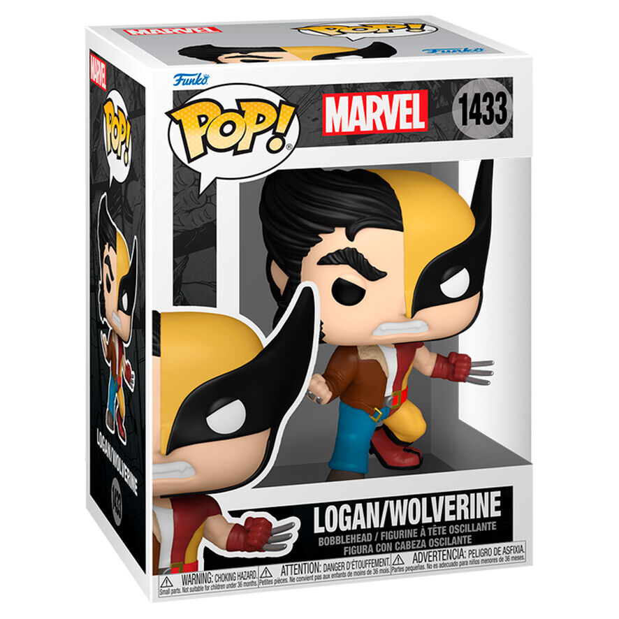 Marvel Figura POP! Vinyl Split Wolverine/Logan 9 cm Frikytopia