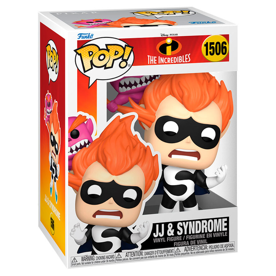 Los Increibles 20th Anniversary Figura POP! Vinyl JJ and Syndrome 9 cm