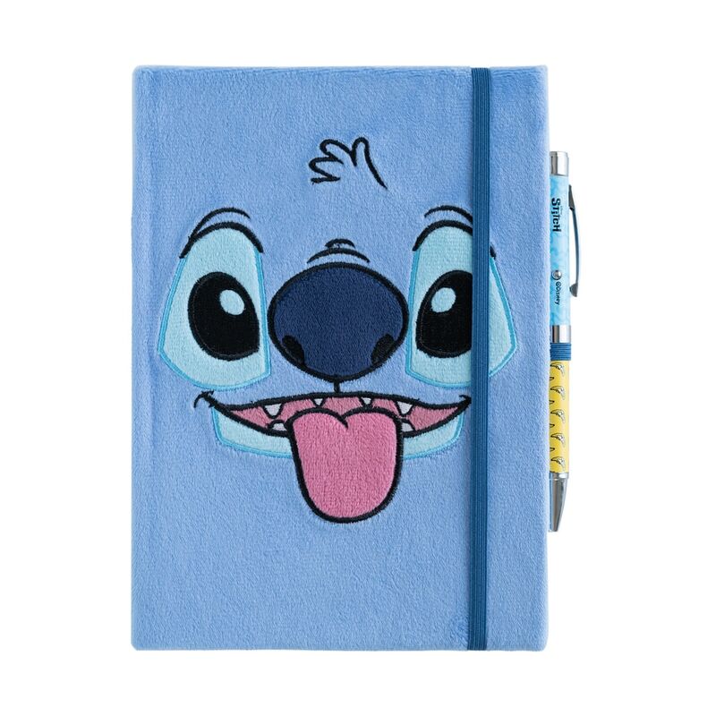 Cuaderno A5 premium boligrafo proyector Stitch Disney Frikytopia