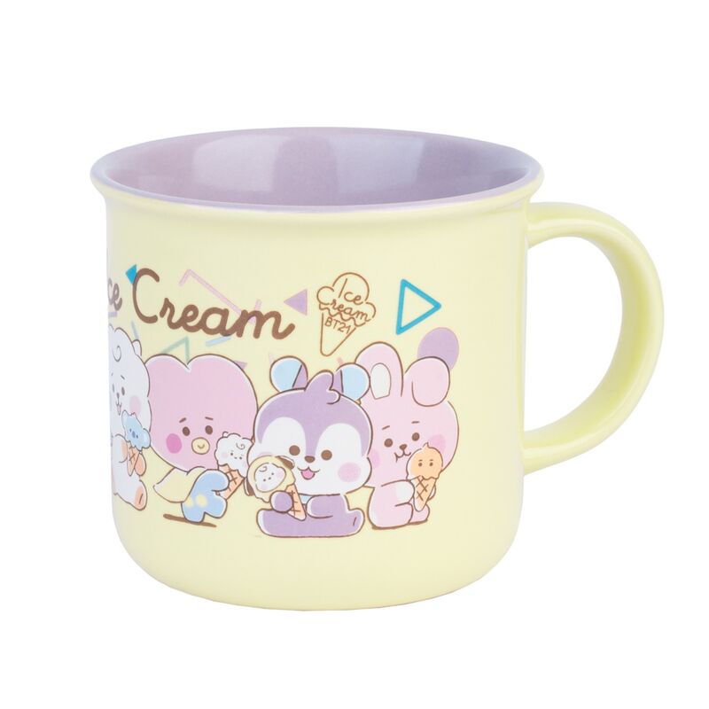 Taza premium Ice Cream BT21 Frikytopia