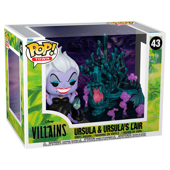 Disney Villains POP! Town Vinyl Figura Ursula Lair 9 cm Frikytopia
