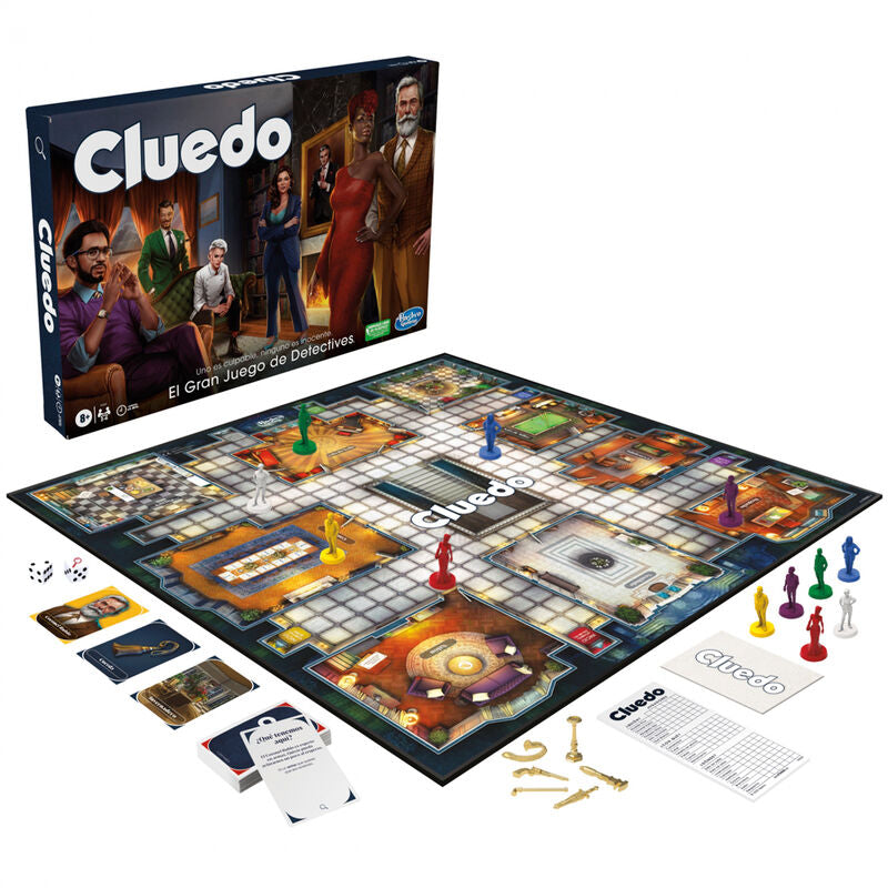 Juego de mesa Cluedo clasico refresh espanol Frikytopia
