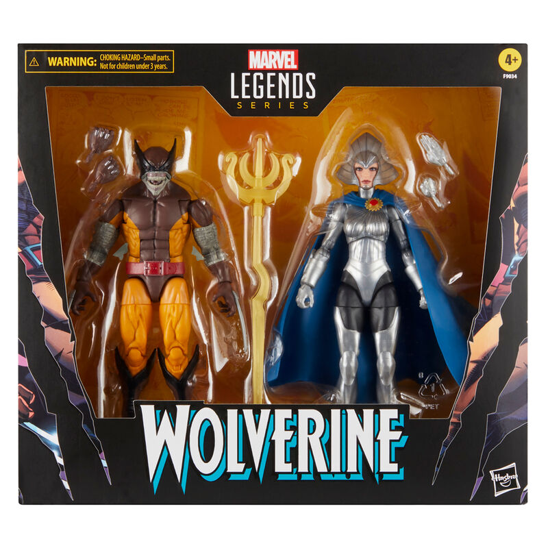 Blister figuras Wolverine Lilandra Neramani Legends Marvel 15cm Frikytopia