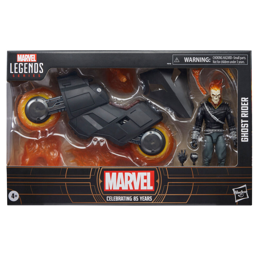 Marvel 85th Anniversary Marvel Legends Figura con Vehiculo Ghost Rider Frikytopia