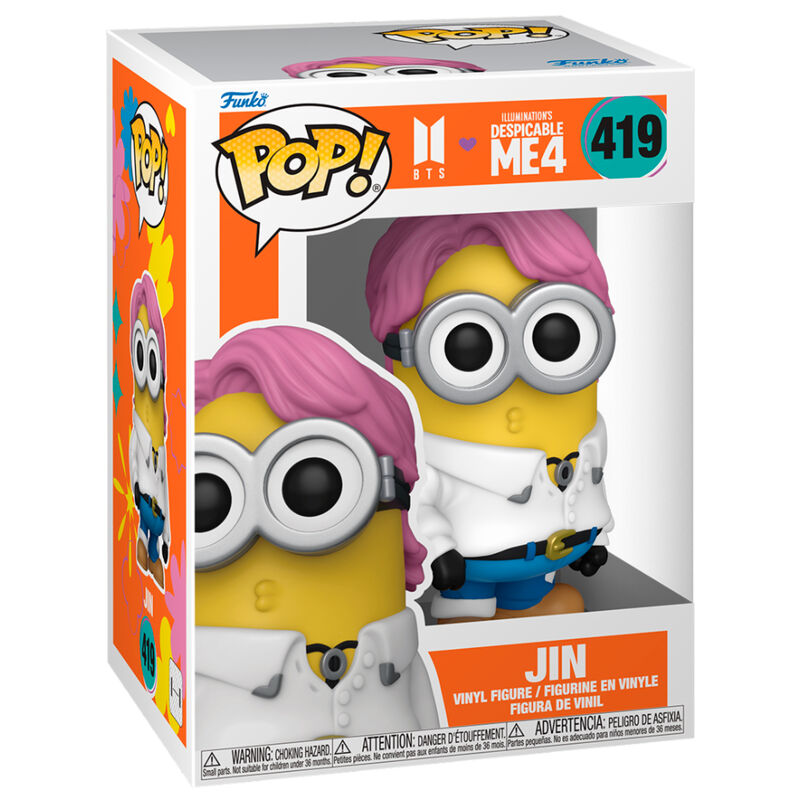 Minions x BTS POP! Rocks Vinyl Figura Jin 9 cm Frikytopia