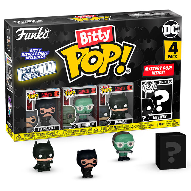 Batman 85th Anniversary Pack de 4 Figuras Bitty POP Vinyl Catwoman 2.5cm Frikytopia