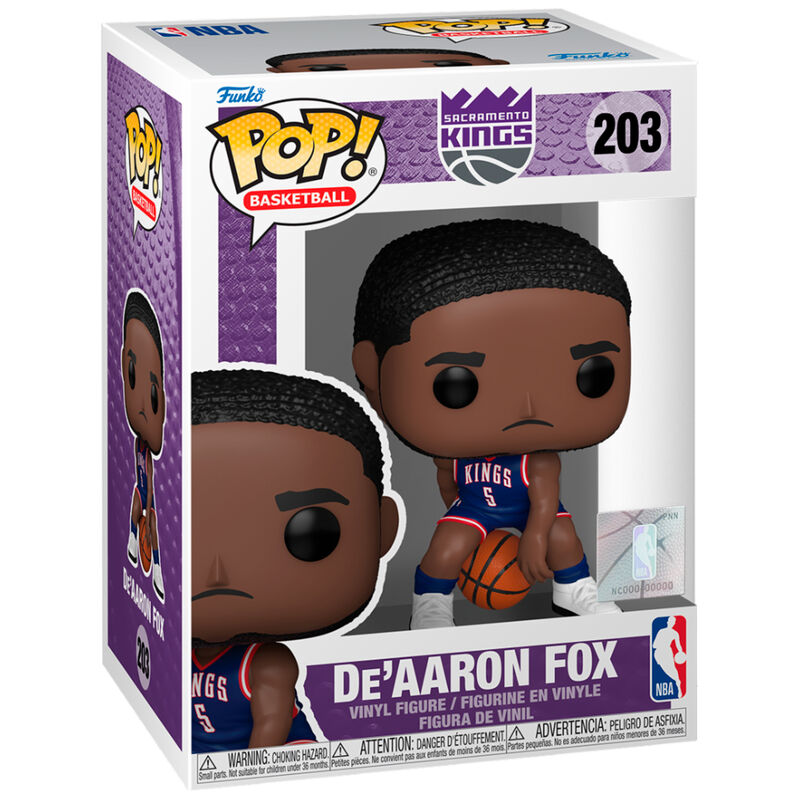 NBA Legends POP! Sports Vinyl Figura Kings De Aaron Fox CE 24 9 cm Frikytopia