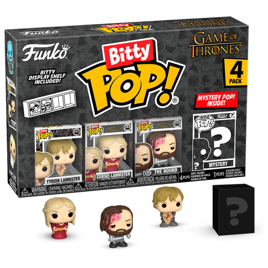 Game of Thrones Pack de 4 Figuras Bitty POP! Vinyl Tyrion 2.5 cm Frikytopia