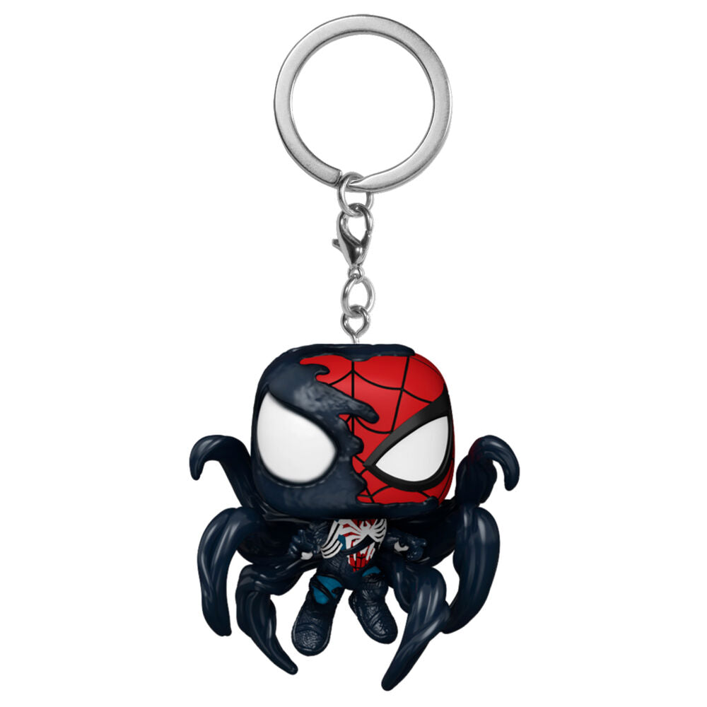 Llavero Pocket POP Marvel Spider-Man 2 Advanced Suit 2.0 Symbiote Frikytopia