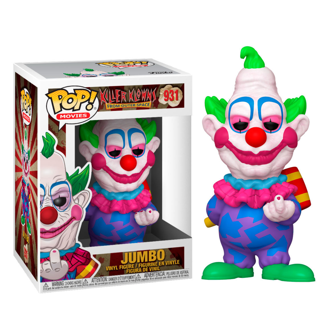 Figura POP Killer Klowns From Outer Space Jumbo Frikytopia