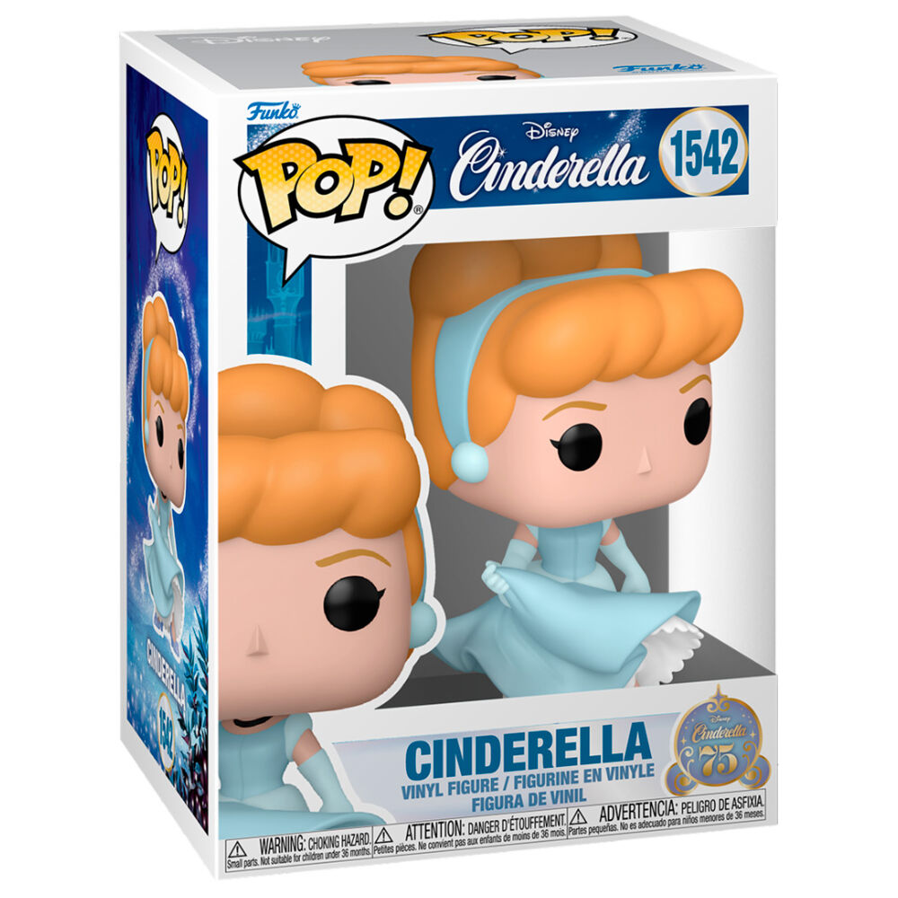 Cinderella 75th Anniversary POP Disney Vinyl Figura Cinderella 9 cm Frikytopia