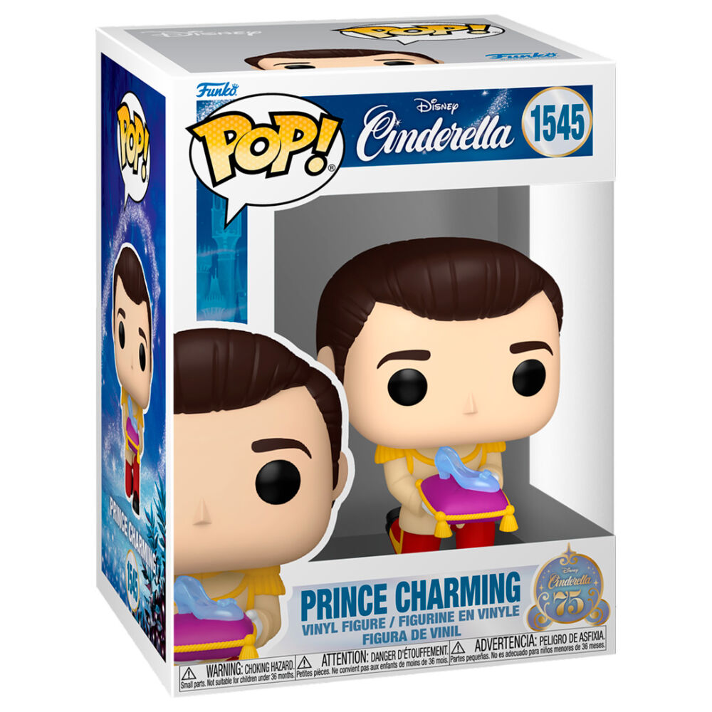 Cinderella 75th Anniversary POP Disney Vinyl Figura Prince C 9 cm Frikytopia