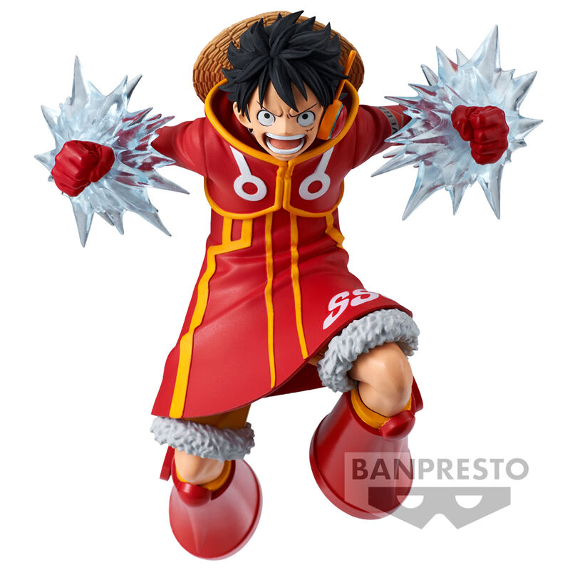 Figura banpresto one piece battle record collection monkey d luffy 14cm