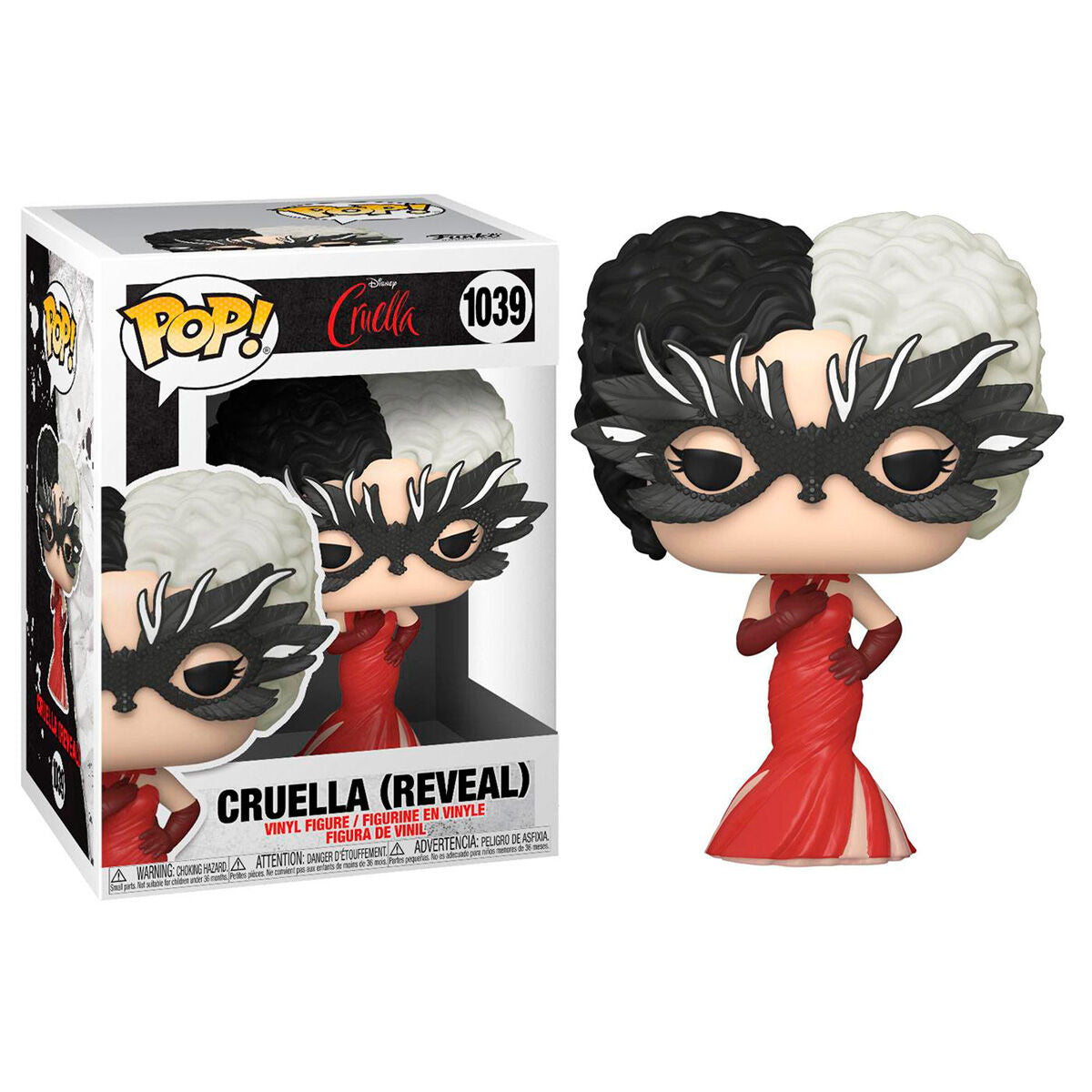 Cruella Figura POP! Disney Vinyl Cruella Reveal 9 cm Frikytopia