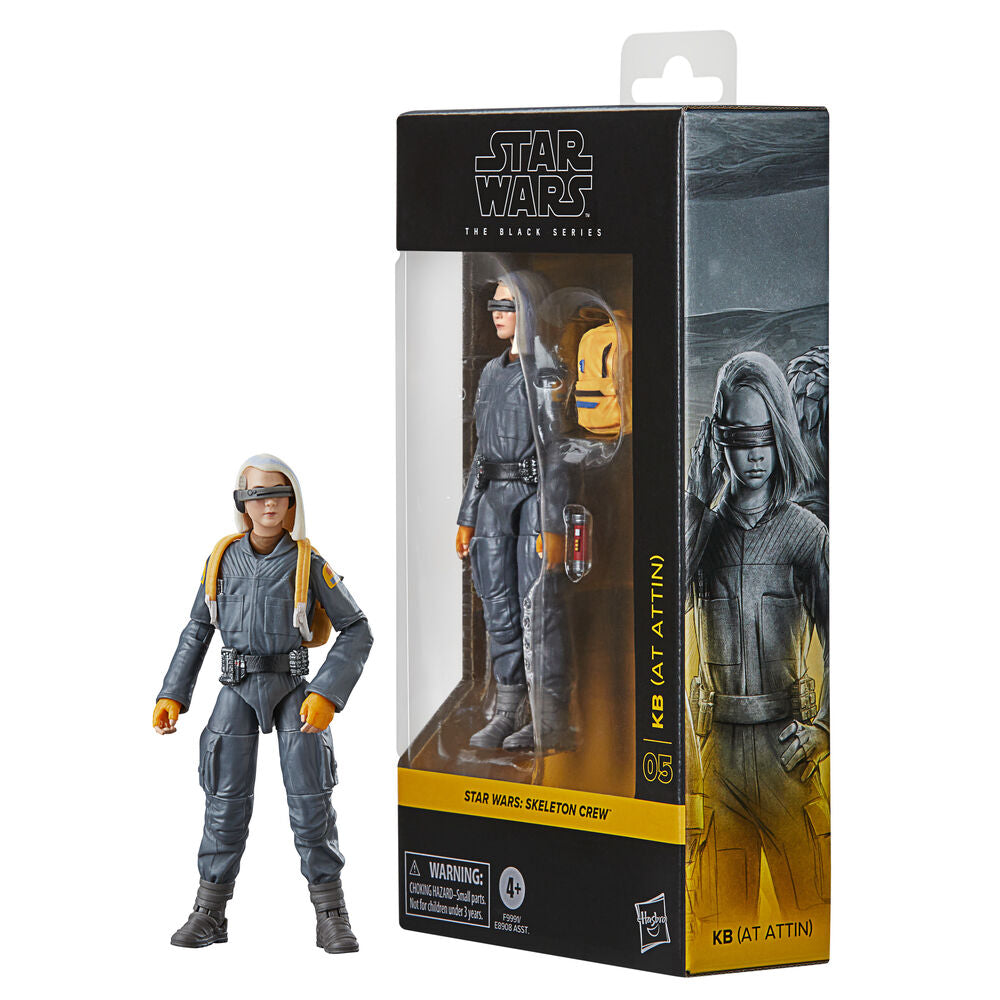 Star Wars Skeleton Crew Black Series Figura KB At Attin 15 cm