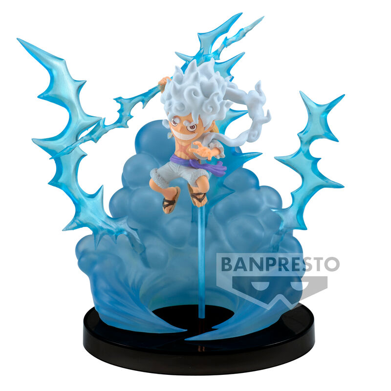 Figura banpresto one piece world collectable special monkey d luffy gear5