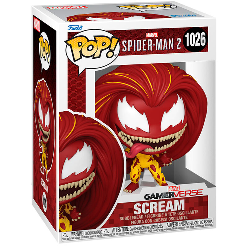 Spiderman 2 POP Games Vinyl Figura Scream 9 cm Frikytopia