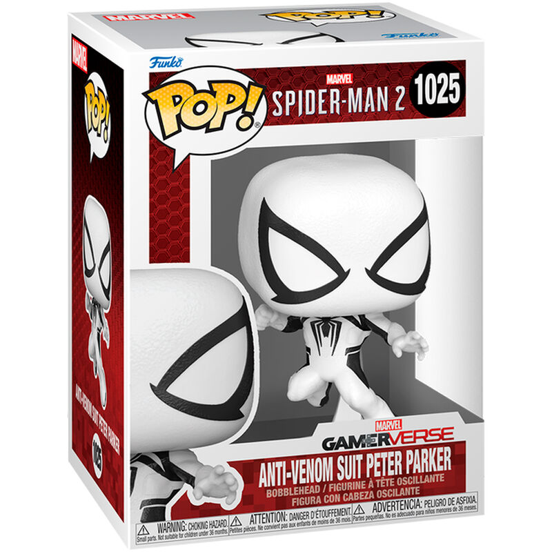 Spiderman 2 POP Games Vinyl Figura Anti-Venom Peter 9 cm