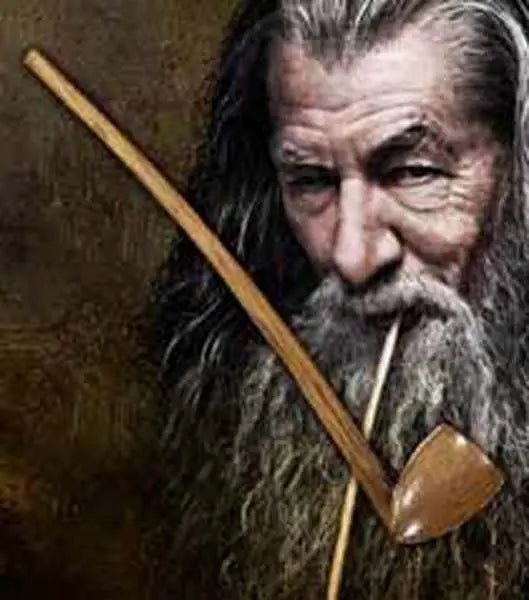 Replica noble collection el hobbit pipa gandalf 23cm