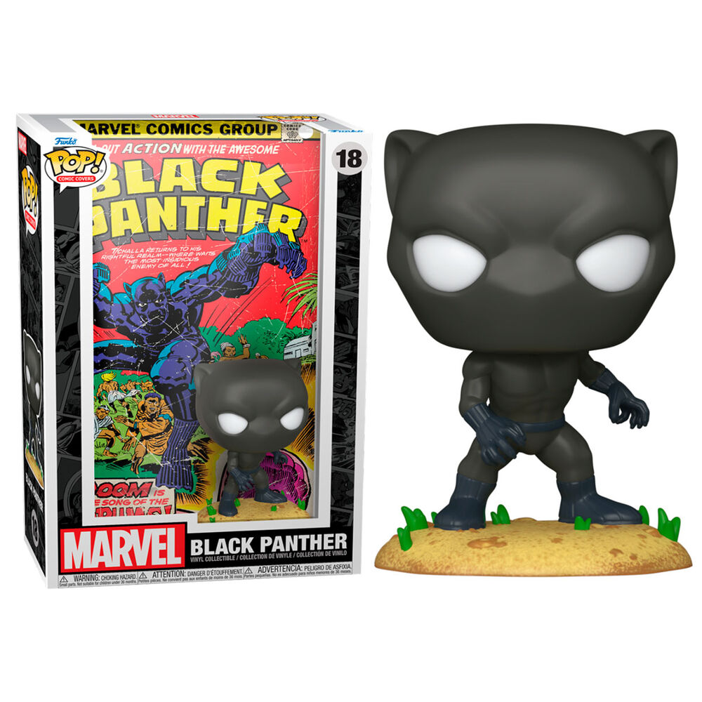Marvel POP! Comic Cover Vinyl Figura Black Panther 9 cm Frikytopia