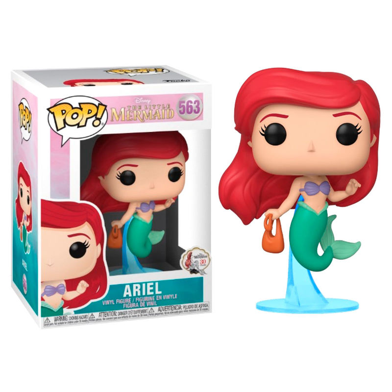 La Sirenita POP! Disney Vinyl Figura Ariel w/ Bag 9 cm Frikytopia