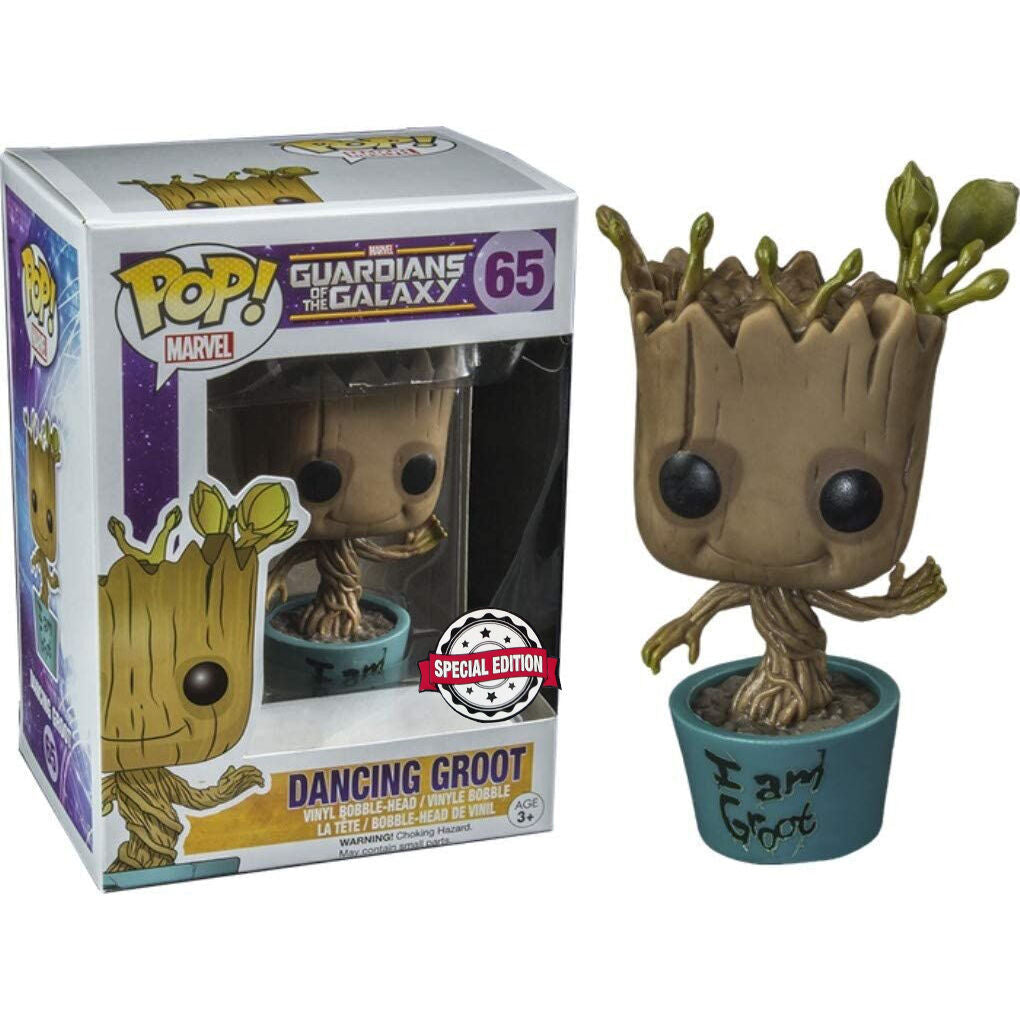 Figura POP Marvel Guardians of the Galaxy Dancing I Am Groot Exclusive Frikytopia