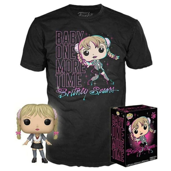 Set Figura POP Tee Britney Spears One More Time Exclusive Talla S Frikytopia