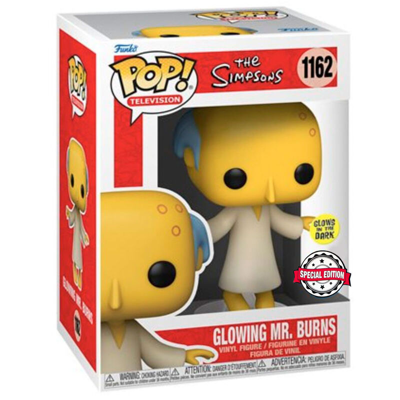 Figura POP Simpsons Glowing Mr. Burns Exclusive Frikytopia