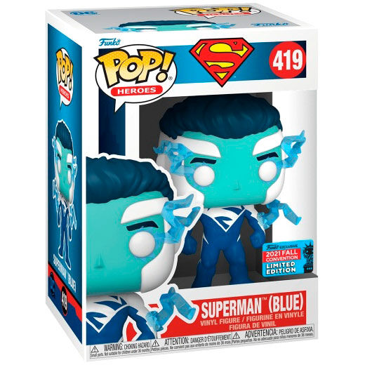 Funko Pop! Superman Blue Exclusive DC Comics